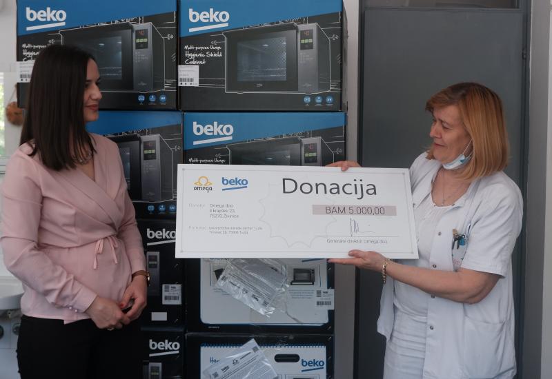 Omega d.o.o. donirala 20 Beko UV sterilizatora UKC-u Tuzla i UKC-u Republike Srpske